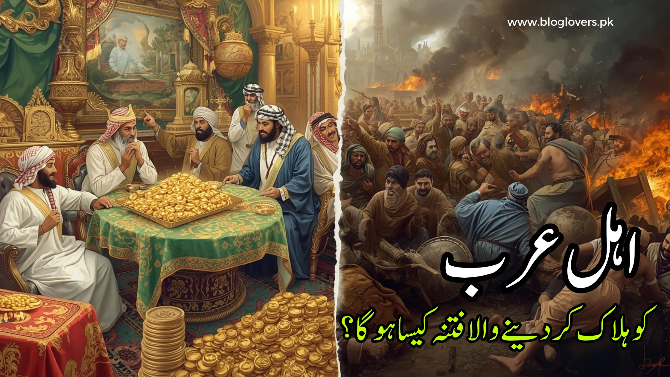 اہل عرب کو ہلاک کردینے والا فتنہ کیسا ہوگا؟