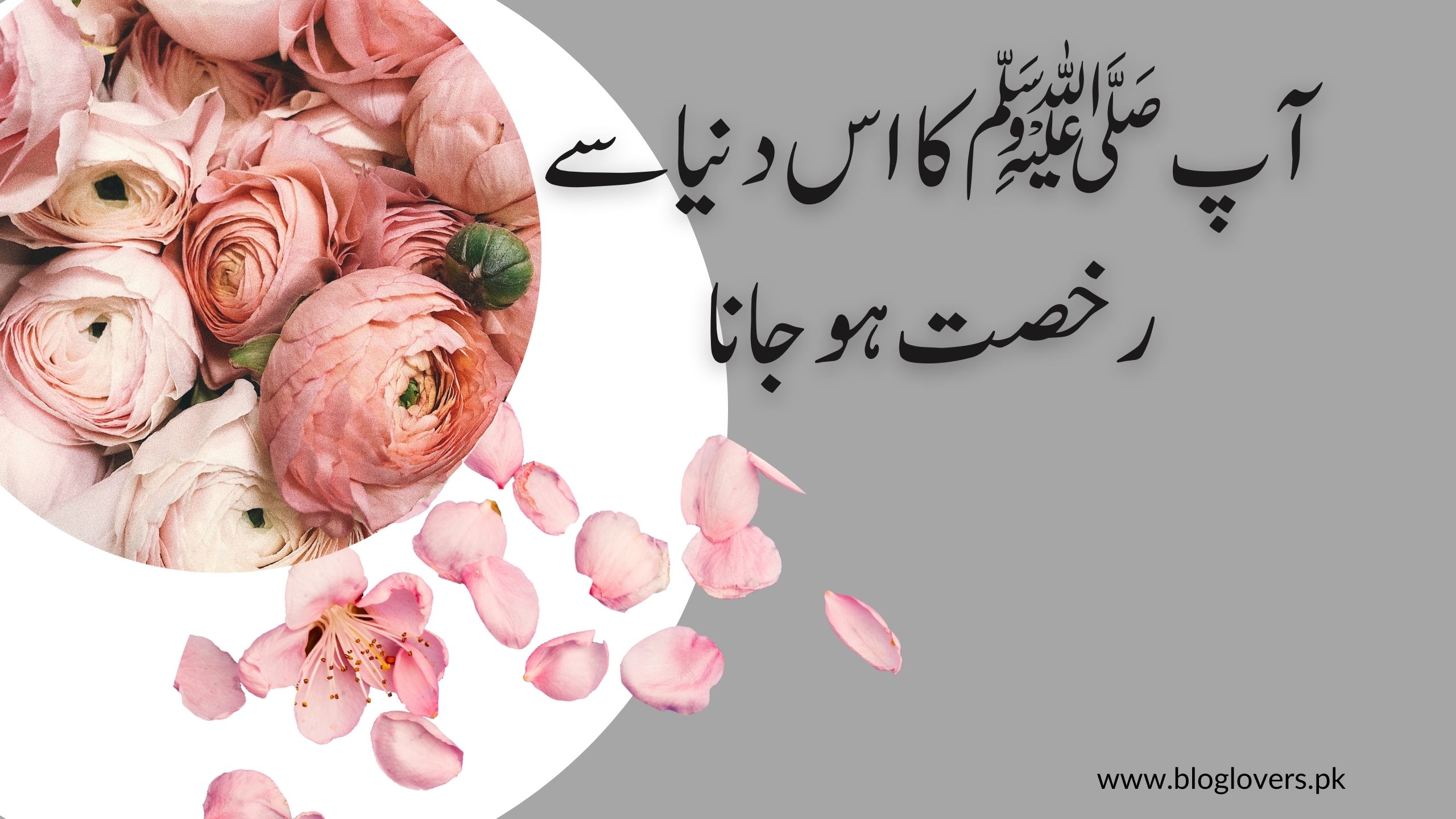 آپ ﷺ کا اس دنیا سے رخصت ہو جانا