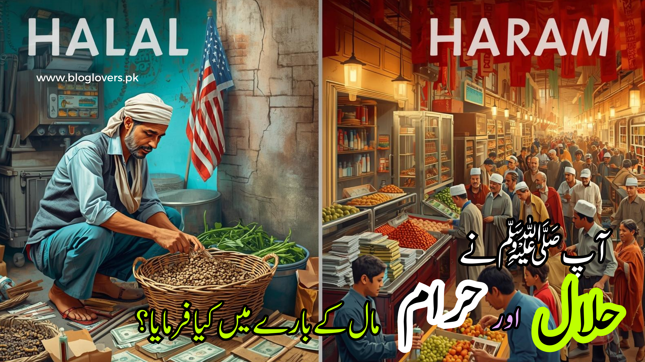 حلال اور حرام مال کے بارے میں فرمان