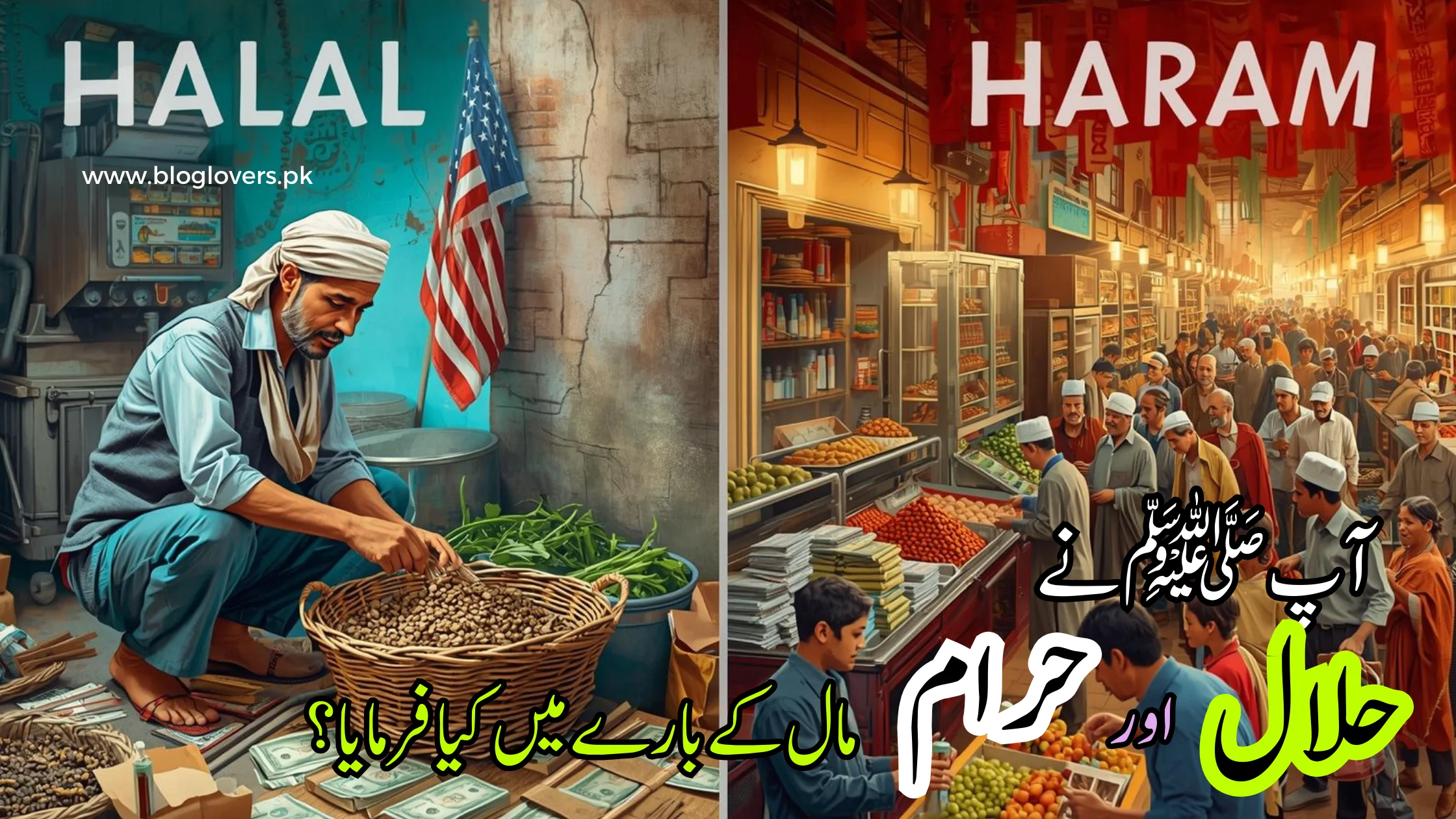 آپ ﷺ نے حلال اور حرام مال کے بارے میں کیا فرمایا؟