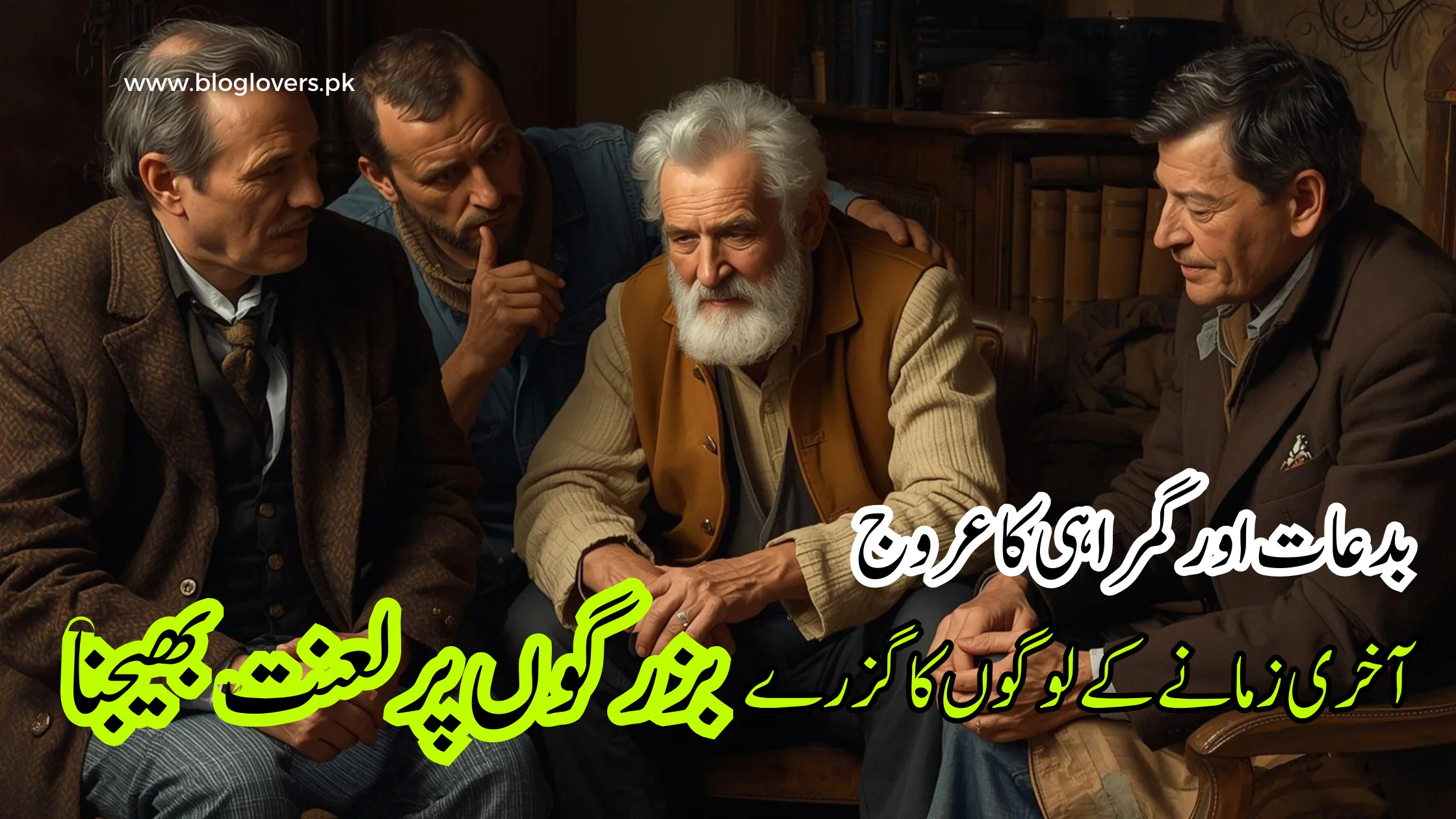 بدعات اور گمراہی کا عروج آخری زمانے کے لوگوں کا گزرے بزرگوں پر لعنت بھیجنا
