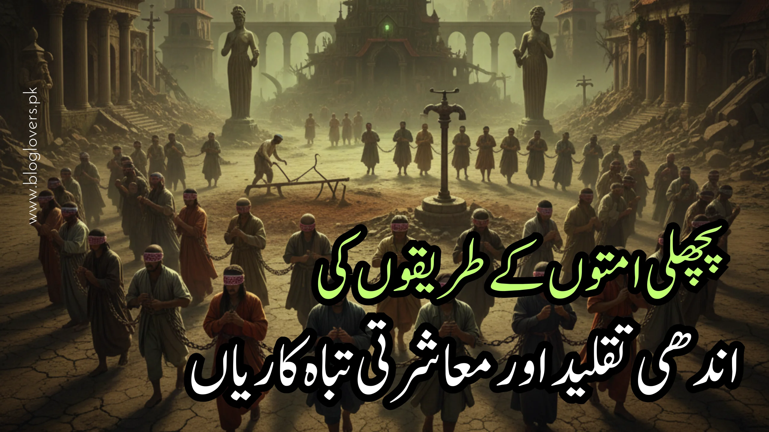 پچھلی امتوں کے طریقوں کی اندھی تقلید اور معاشرتی تباہ کاریاں