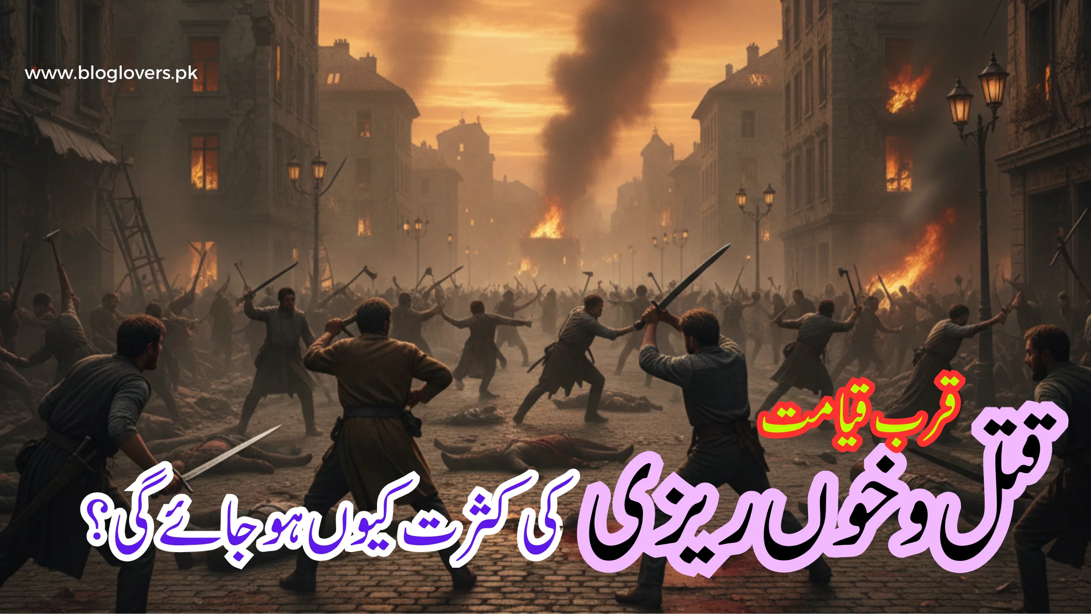 قرب قیامت قتل و خوں ریزی کی کثرت