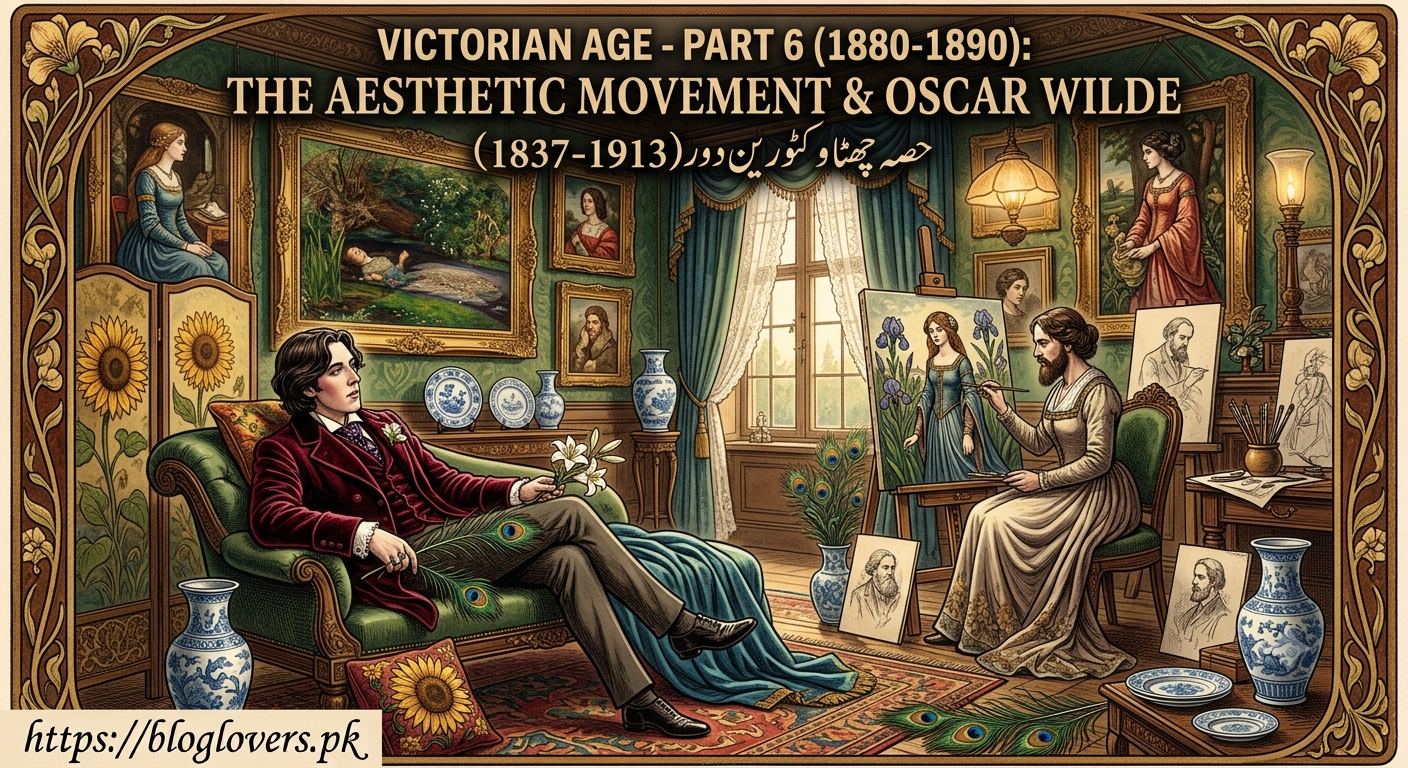 وکٹورین دور (حصہ ششم) 1837-1914 - Aesthetic Movement & Oscar Wilde