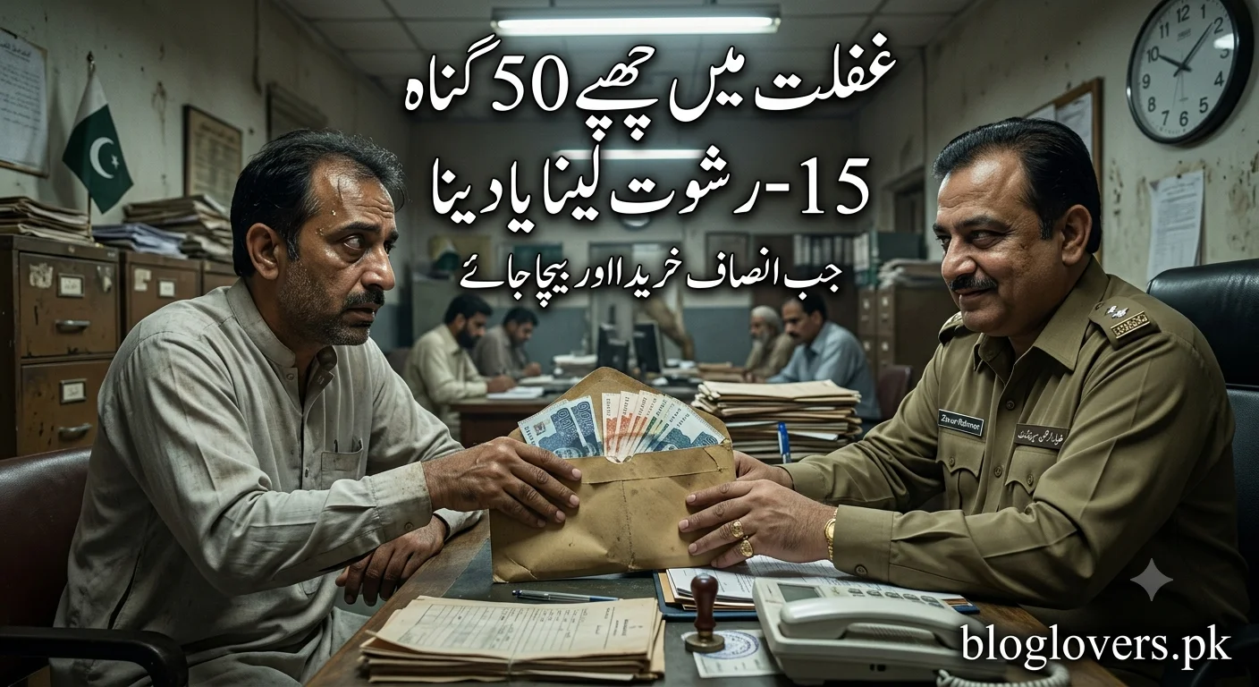 غفلت میں چھپے 50 گناہ 15 - رشوت لینا یا دینا