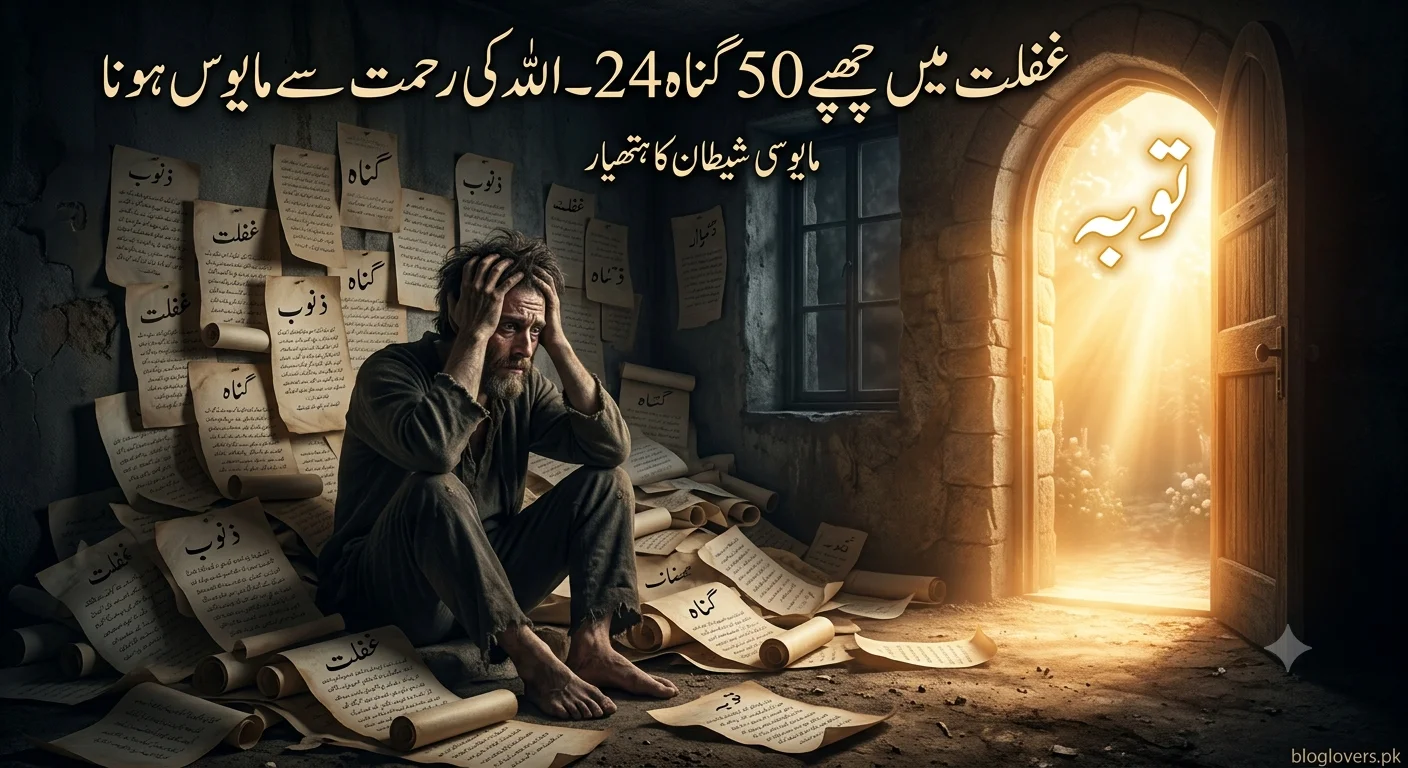 غفلت میں چھپے 50 گناہ24-اللہ کی رحمت سے مایوس ہونا