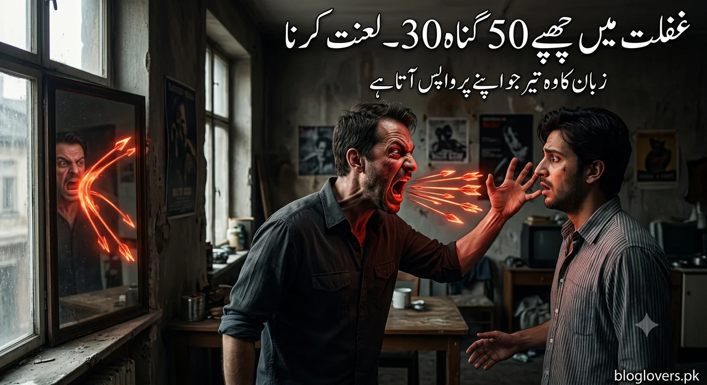 غفلت میں چھپے 50 گناہ30-لعنت کرنا