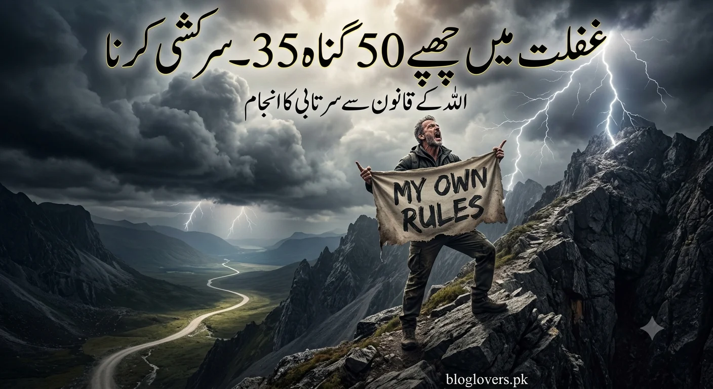 غفلت میں چھپے 50 گناہ35-سرکشی کرنا