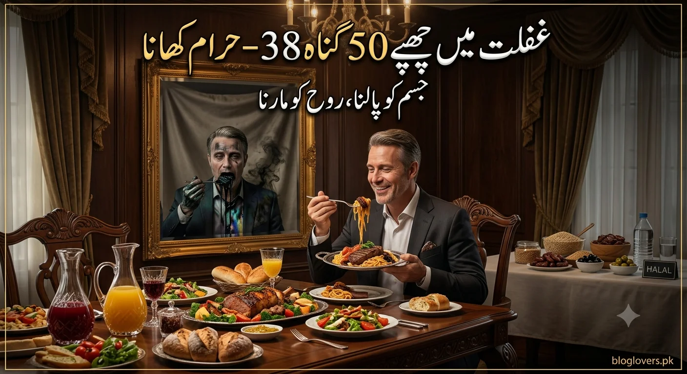 حرام کھانا - غفلت میں چھپے 50 گناہ کا اڑتیسواں گناہ