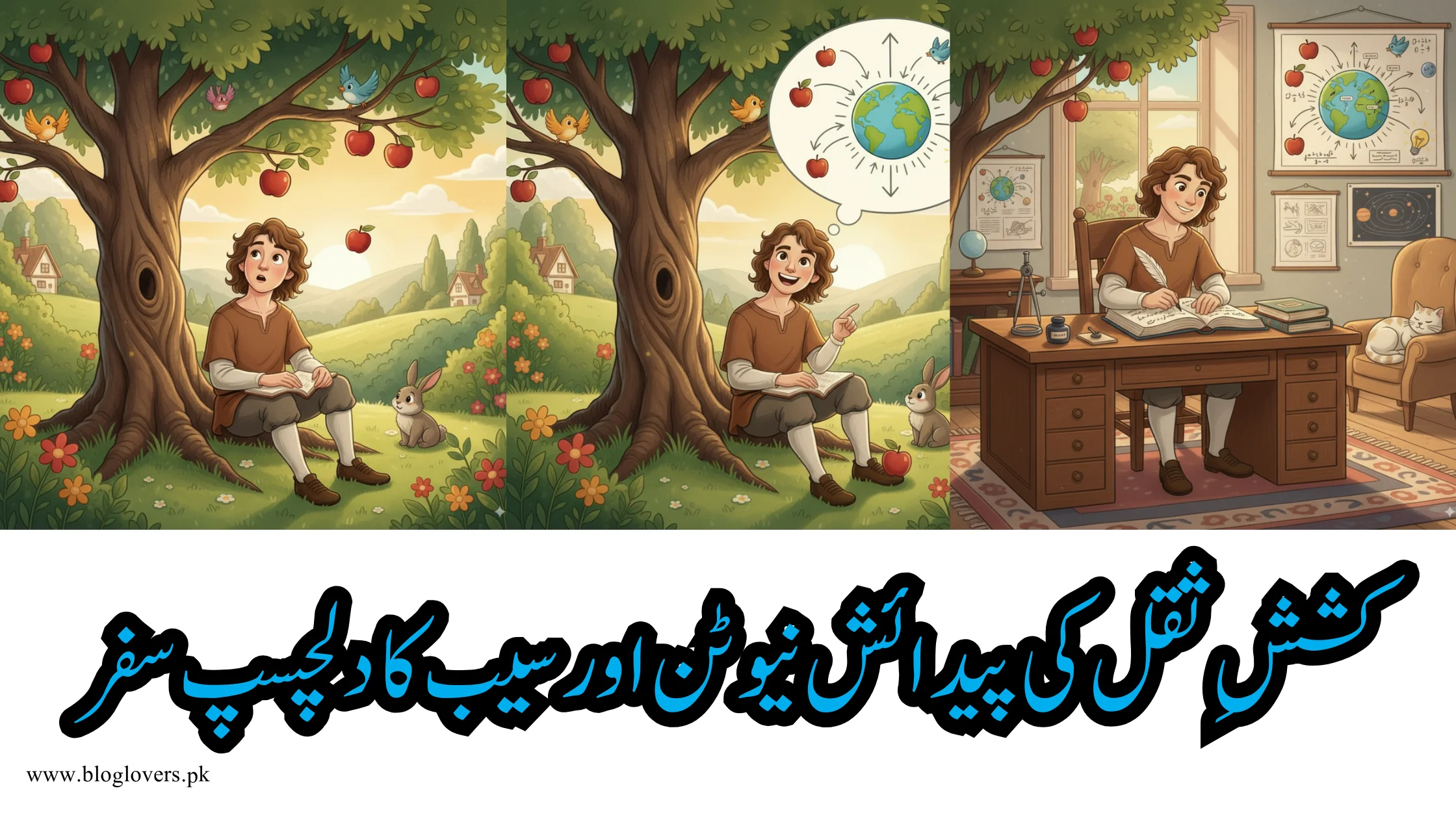 نیوٹن اور سیب - کشش ثقل کی کہانی